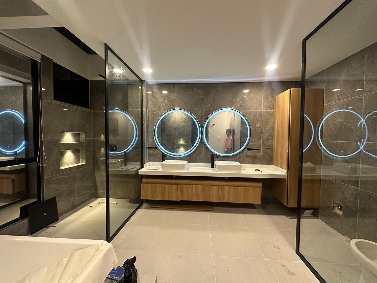 Espejo Redondo con marco ROMA