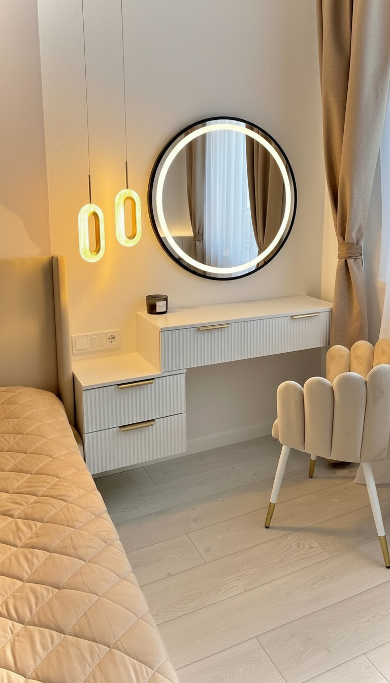 Espejo Redondo con marco ROMA